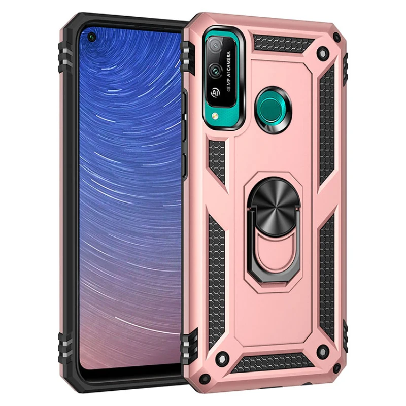 

Luxury Armor Shockproof Magnetic Phone Case For Huawei Honor 9S 9A Play 4T 20 8S 8A 9X Pro 10 Lite Kickstand Protection Cover