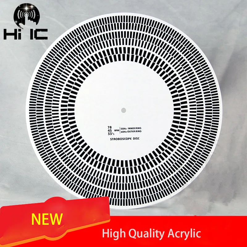Виниловая запись LP поворотный Phono тахометр калибровочный стробоскоп коврик