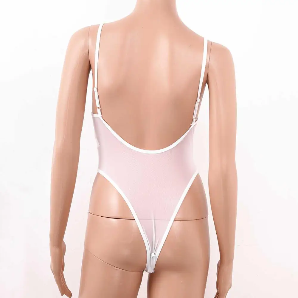 Сексуальное прозрачное Сетчатое облегающее трико без чашек и выреза боди с