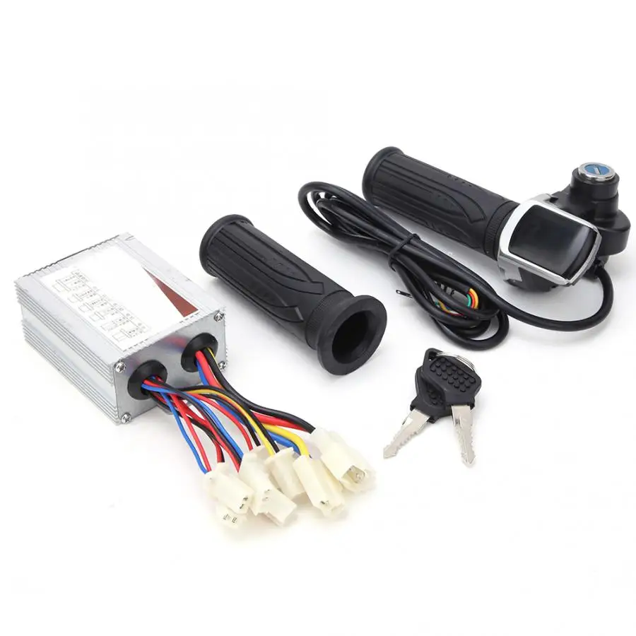 36V 500W электронной велосипед Скутер коллекторный мотор контроллер комплект ЖК