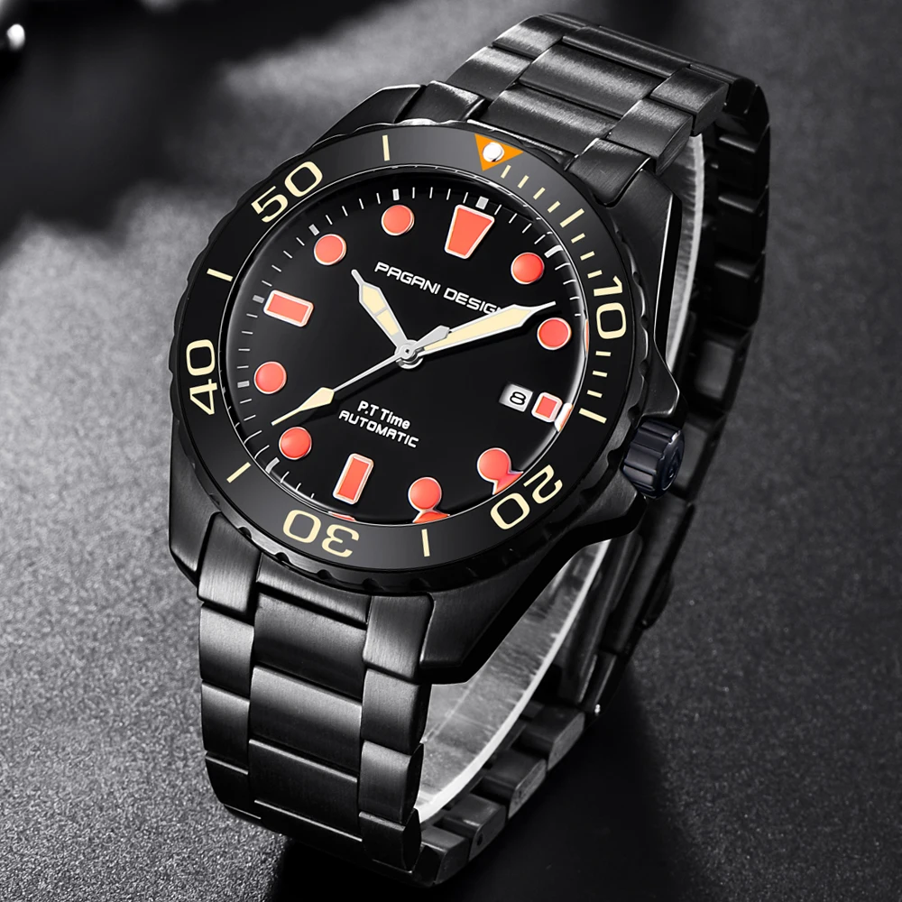 PAGANI Дизайн 2019 новые спортивные бизнес из нержавеющей стали мужские часы люксовый