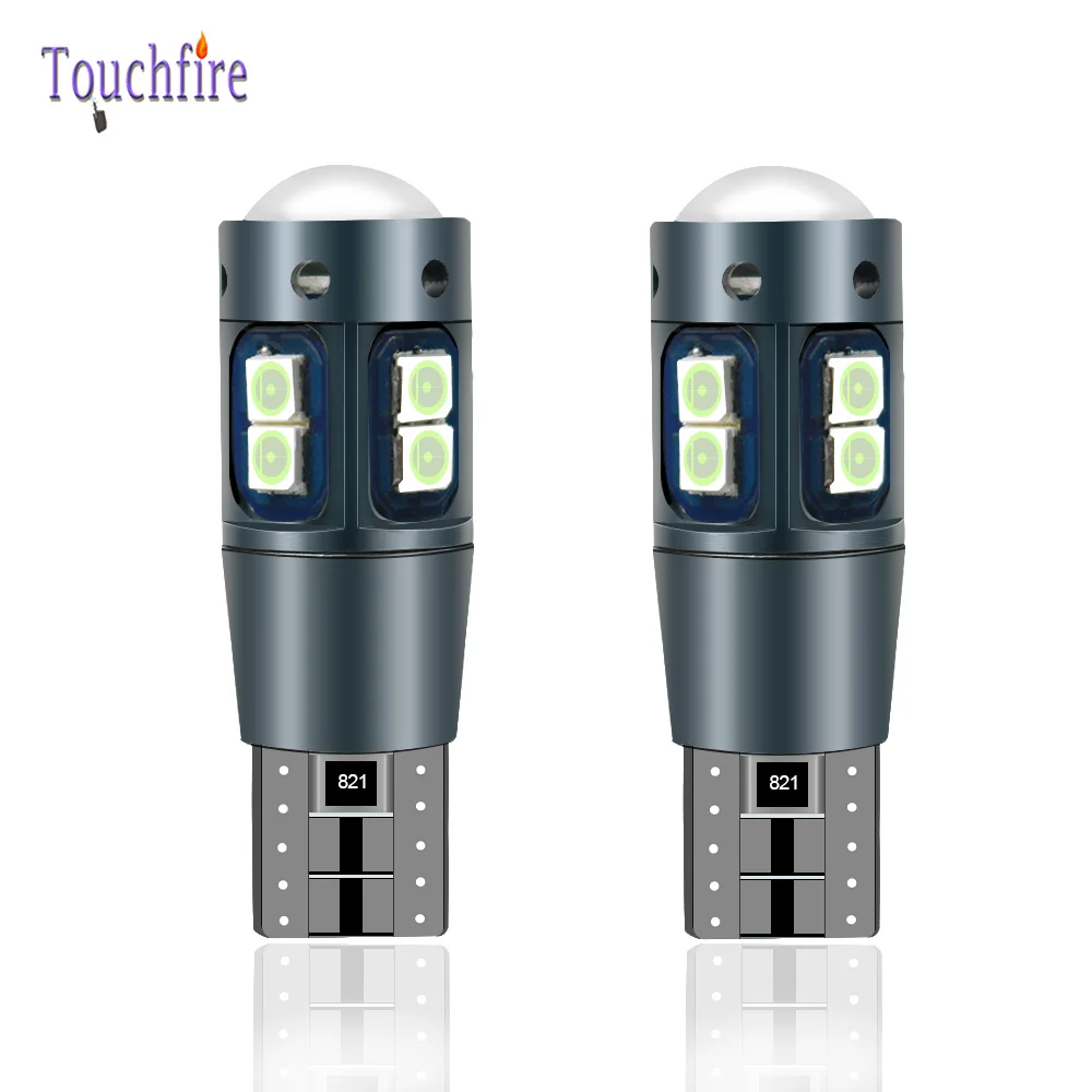 100 шт. Автомобильные светодиодные лампы Canbus T10 W5W 194 10smd 3030|Сигнальная лампа| |