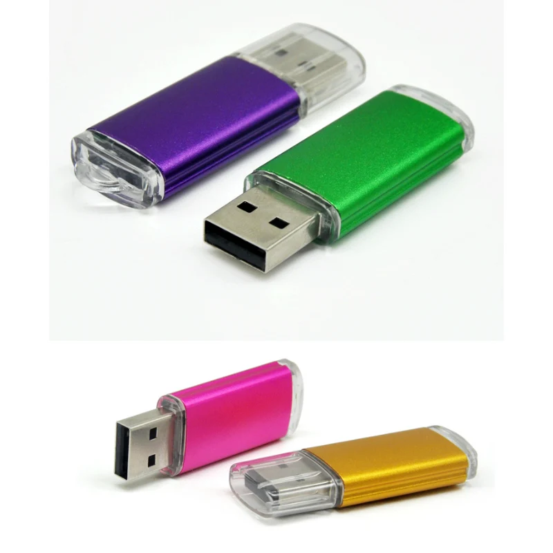 USB-флеш-накопитель цветной металлический с логотипом на заказ 32 ГБ 4 8 16