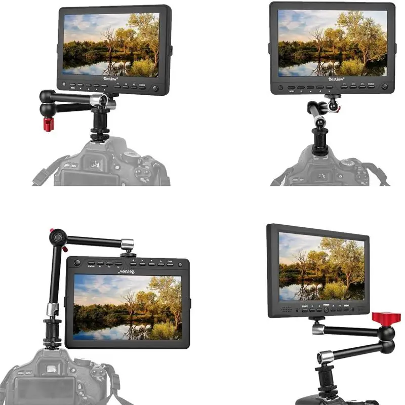 

VLOGMAGIC Rugged Articulating Magic Arm with 1/4" Thread Screw for DSLR On Camera Field Monitor, LCD Monitor, Gimbal Stabilizer