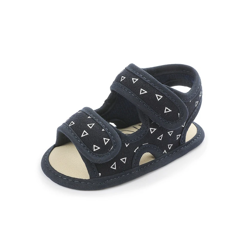 Sandalias Unisex de lona suave para beb&eacute;s y ni&ntilde;os, sandalias antideslizantes con suelas de gamuza, para troncos, de verano-2