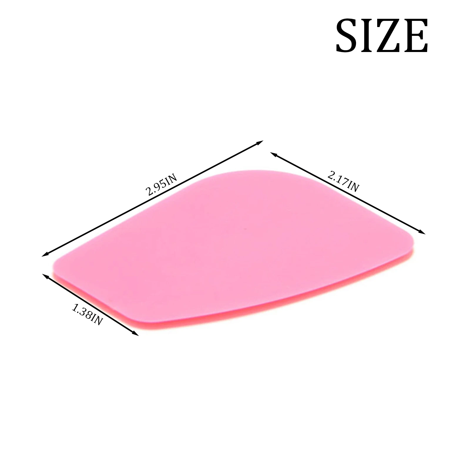 

5pcs/lot Of Aluminum Foil Scraper Vinyl Film Car Wrapping Paper Automatic Film Sticker Installation Cleaning Pink Scraper Tool