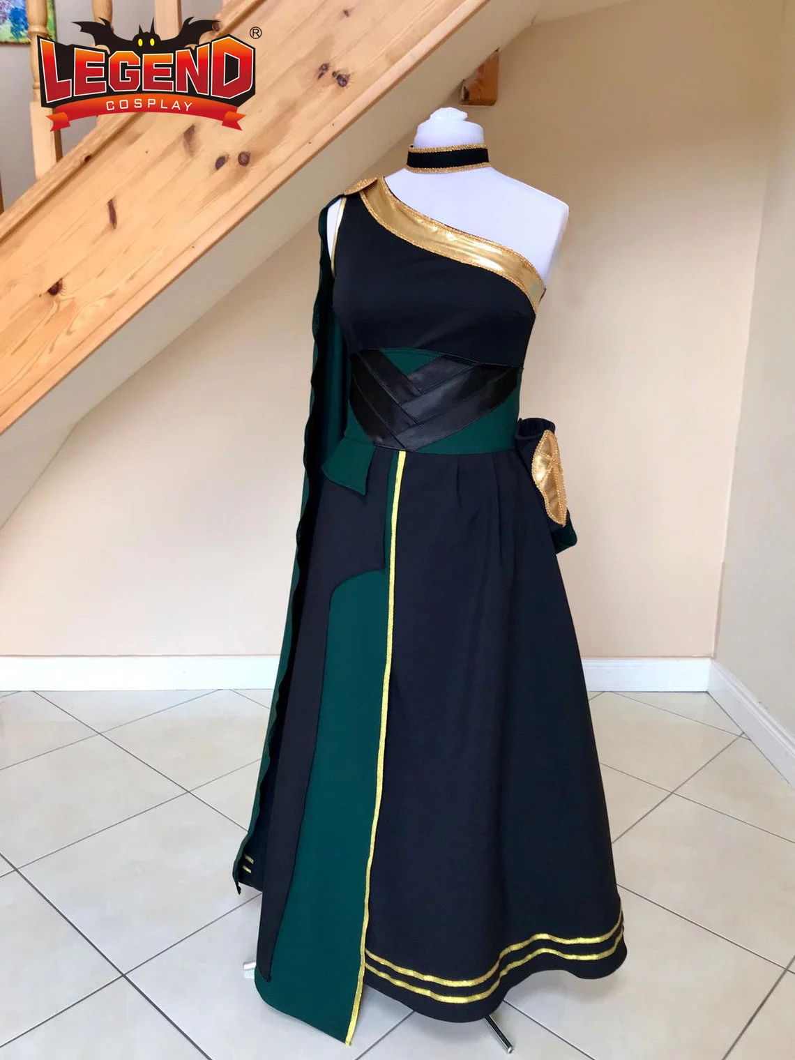 Косплей Леди Локи Темный мир супергерой Сильви Локи вариант костюм унифиома боевой костюм наряд с накидкой Женский взрослый Косплей Леди Локи Темный мир супергерой Сильви Локи вариант костюм унифиома боевой костюм наряд с накидкой Женский взрослый