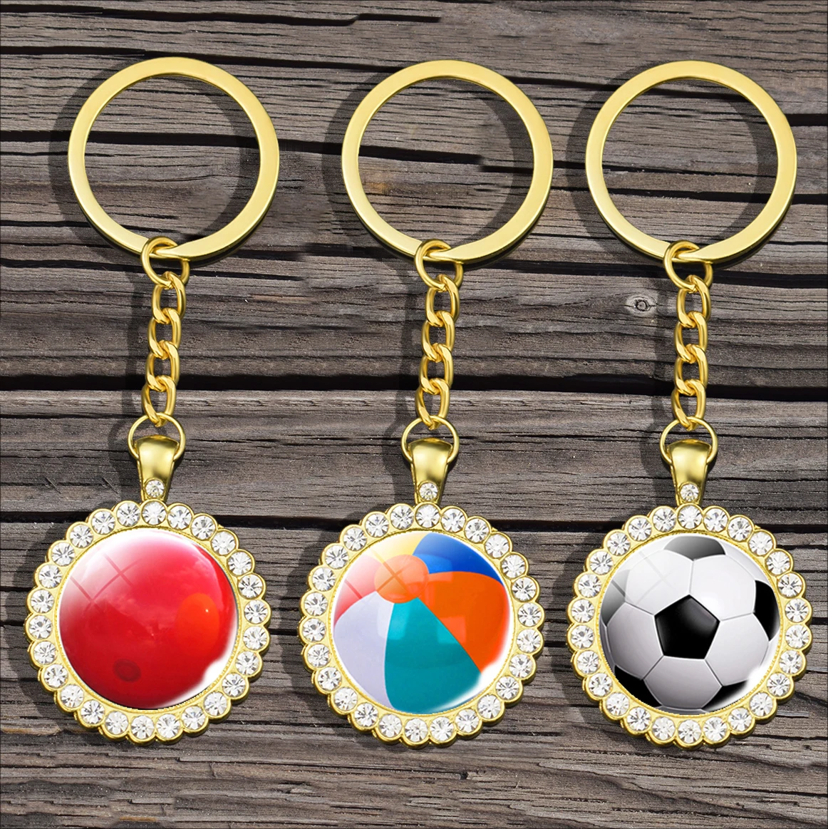 Люстра в форме баскетбольного/футбольного мяча брелок модные хрустальный шар