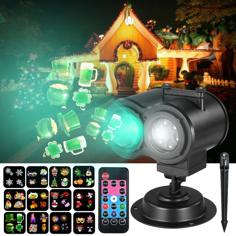 Проекционный свет SE508 02RF Диско Свет Звук Вечерние огни анимированный