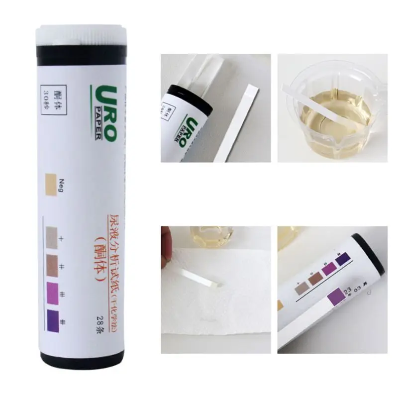 28 шт./бутылка тестовые полоски для измерения PH|Товары похудения| |