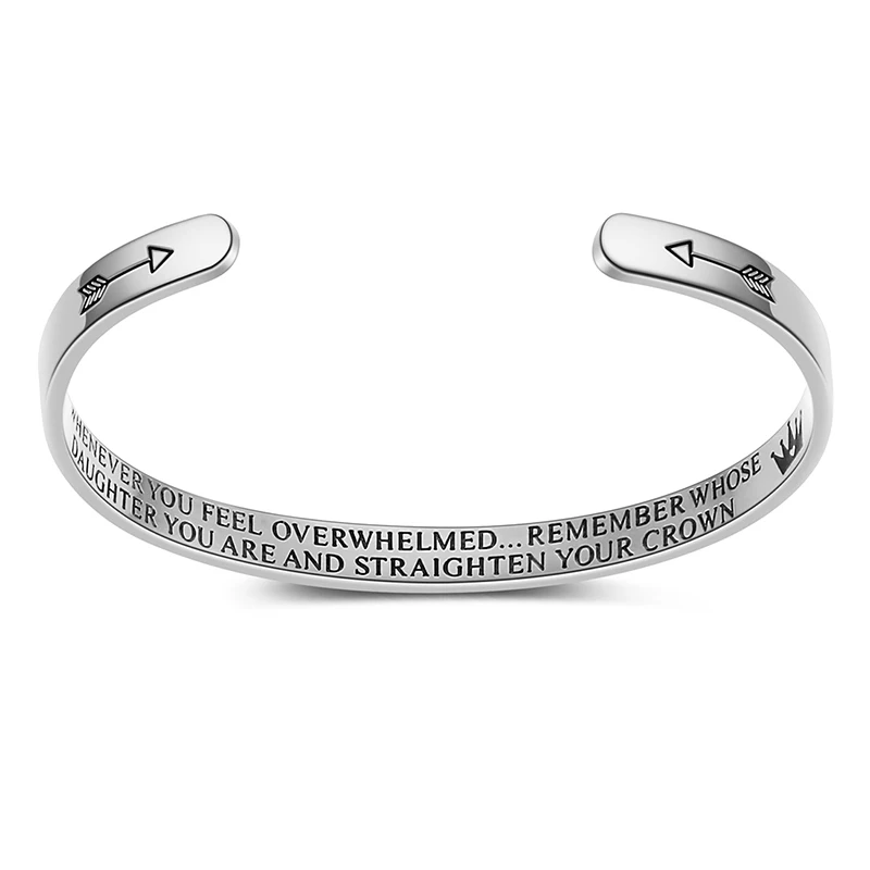 Браслет дочери браслет всякий раз когда вы чувствуете себя разбитым разгладить