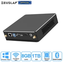 ZEUSLAP 8GB RAM 1TB SSD Intel Core i7 3770 i5 3470 i3 2120 Mini PC Win10 5G WiFi Gigabit Ethernet VGA HDMI-compatible Desktop PC