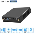 Мини-ПК ZEUSLAP, 8 Гб ОЗУ, ТБ SSD, Intel Core i7 3770 i5 3470 i3 2120, Win10, 5G, Wi-Fi, гигабитный Ethernet, VGA, HDMI