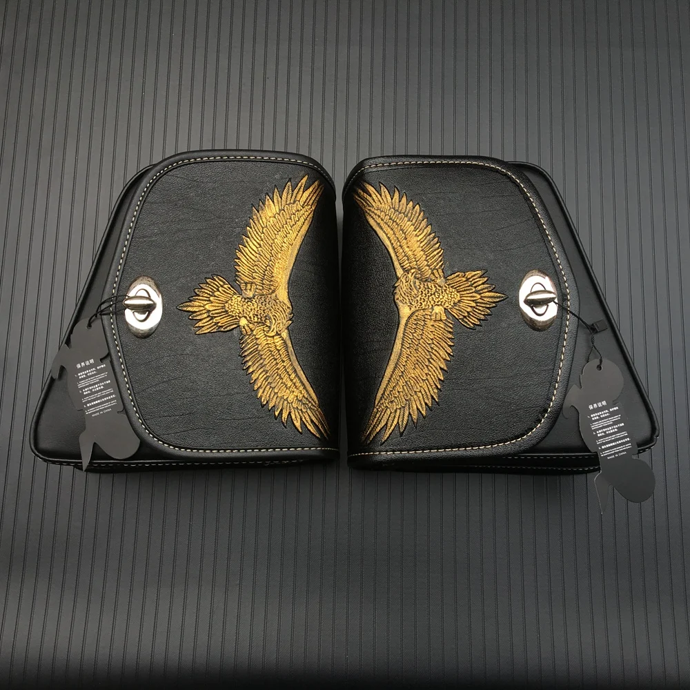 Универсальная мотоциклетная кожаная сумка для инструментов с логотипом орла