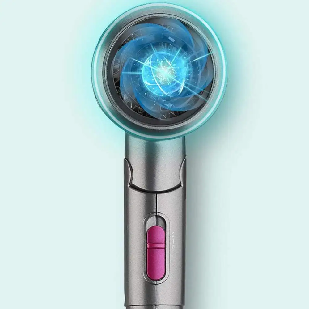 

Ionic Hair Dryer, Blow Dryer with DiffuserTravel Hair Blower Dryer Folding Handle as Compact Travel Hairdryer