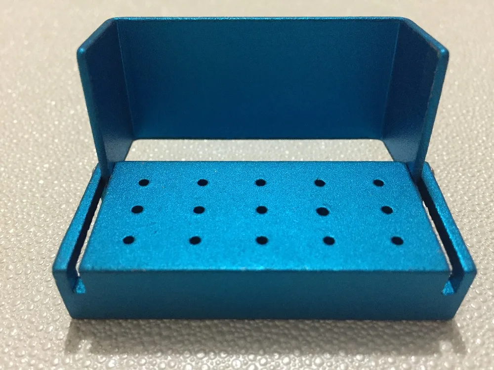 

1 шт. 15 отверстий, автоматические стоматологические FG высокоскоростные блоки-держатели Burs Blue