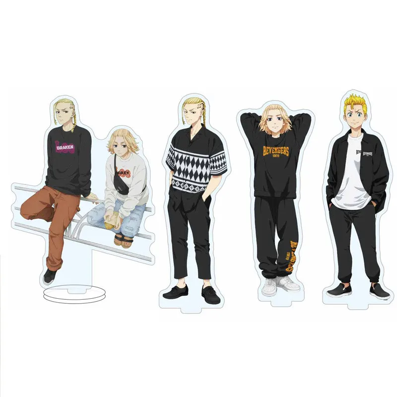 

Anime Tokyo Revengers Sano Manjirou Hanagaki Takemichi Ryuguji Ken Acrylic Stand Model Figure Plate Display Cosplay Xmas Gift