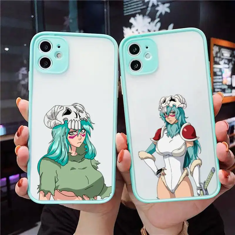 

Nelliel bleach Phone Case Matte Transparent for iPhone 7 8 11 12 s mini pro X XS XR MAX Plus soft TPU Clear coque shell funda