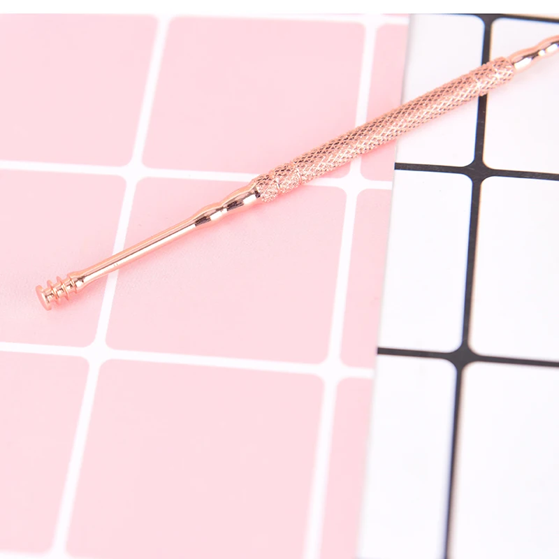 

3pcs Double-ended Stainless Steel Spiral Ear Pick Spoon Ear Wax Removal Cleaner Ear Care Beauty Tool Portable Ear Cleaner Spoon