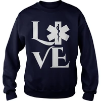 ems love large design emt jobs sweatshirt