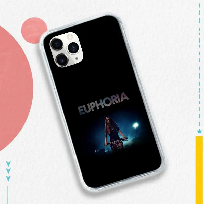 

American TV Series Euphoria Phone Case for iPhone 11 12 pro XS MAX 8 7 6 6S Plus X 5S SE 2020 XR