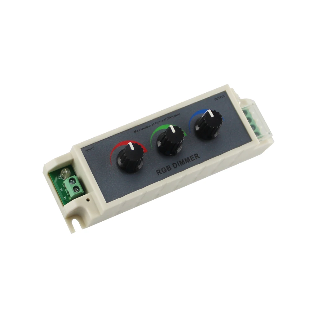DC12V 24V 9A ручка RGB светодиодный диммер контроллер 3 канала Выход для с несколькими