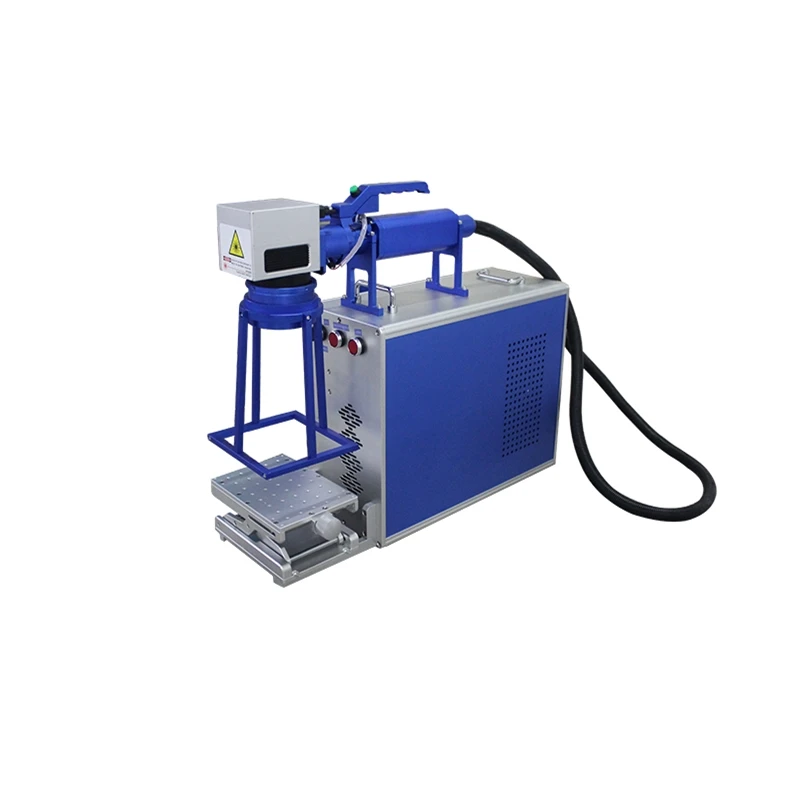 Лидер продаж 2021 волоконно-лазерная маркировочная машина с ротационной 30 Вт