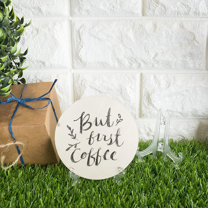 25/50 шт. прозрачные пластиковые мольберты или подставки/Держатели для