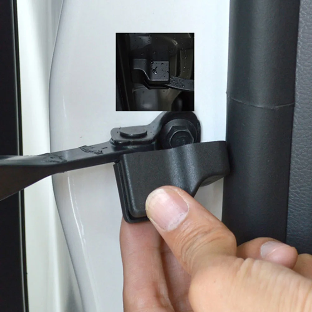 

For Chevrolet Equinox Third GE 2017 2018 2019 2020 Car Anti Rust Water Proof Plastic Door Lock Key Keys Buckle Limit Device Trim