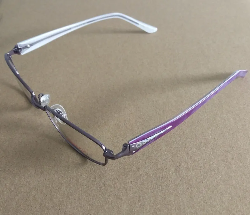 Alloy Optical Glasses Frame Men Square Myopia Prescription Eyeglasses 2019 New Metal Screwless Eyewe