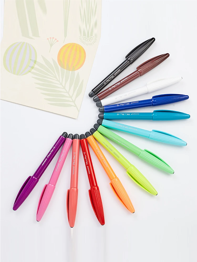 Милая Корейская искусственная гелевая ручка Monami Plus Pen S 04031 из волокна с водяной