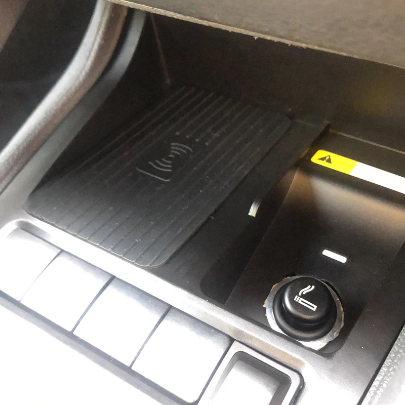 15w car fast charger qi wireless charger charging plate pad phone holder for vw glof 6 mk6 sagitar scirocco 2008 2013 accessorie free global shipping