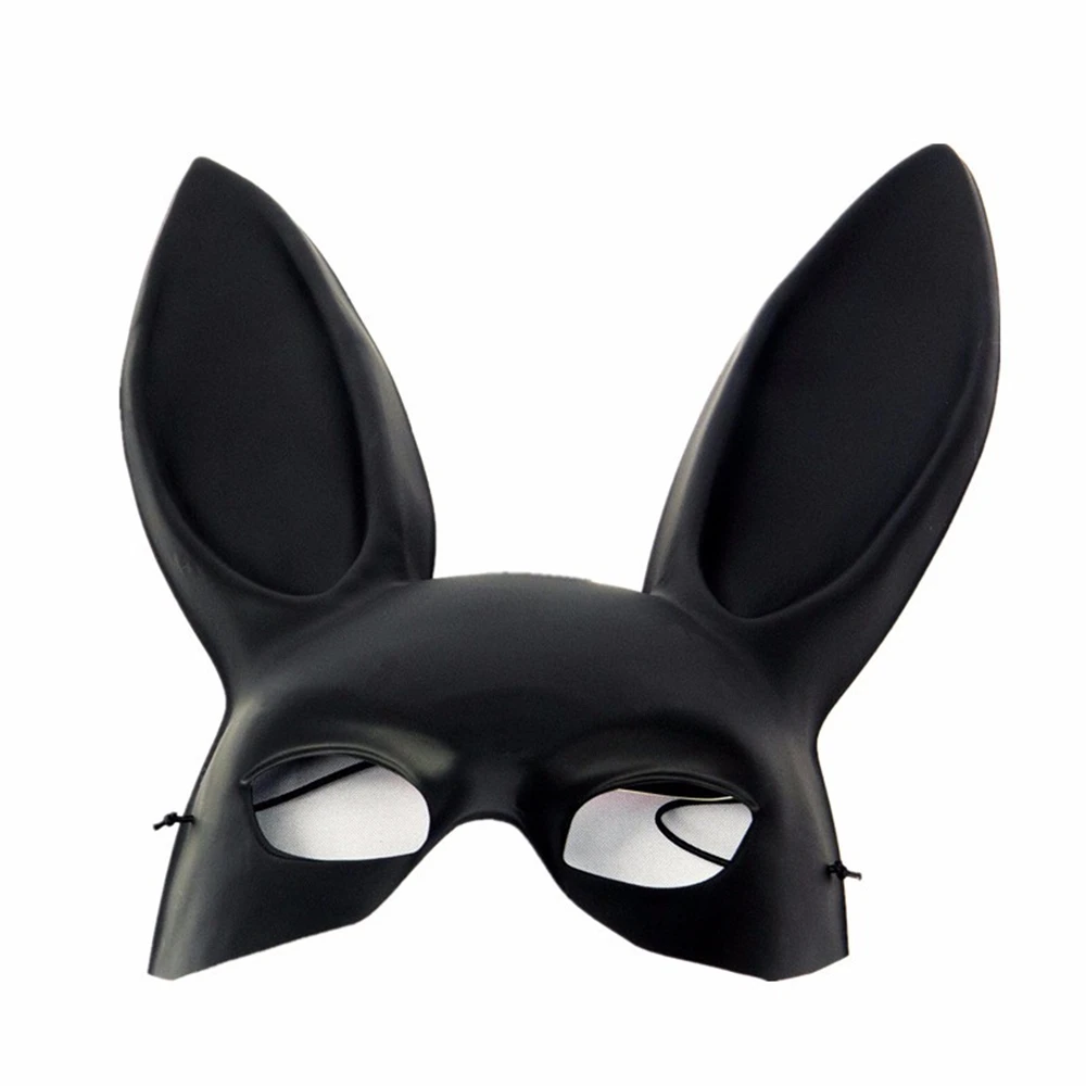 Маска-Кролик для взрослых роскошное сексуальное платье-Кролик маска на половину