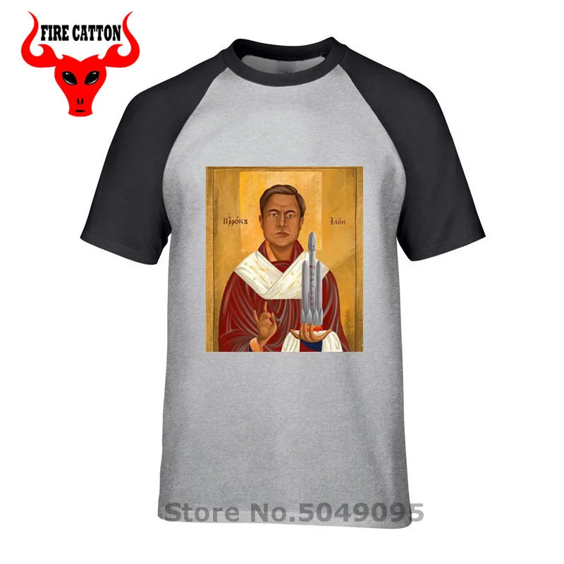 Винтажная Футболка Saint Elon Musk Мужская футболка с длинным рукавом SpaceX Space X teeshirt Tesla