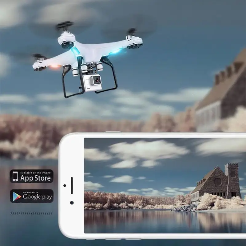 VODOOL SG600 FPV WiFi Радиоуправляемый Дрон с 2MP 720P HD Wi-Fi камера RC Quadcopter 3D Rolling Altitude удерживайте ключ возврата вертолет на радиоуправлении