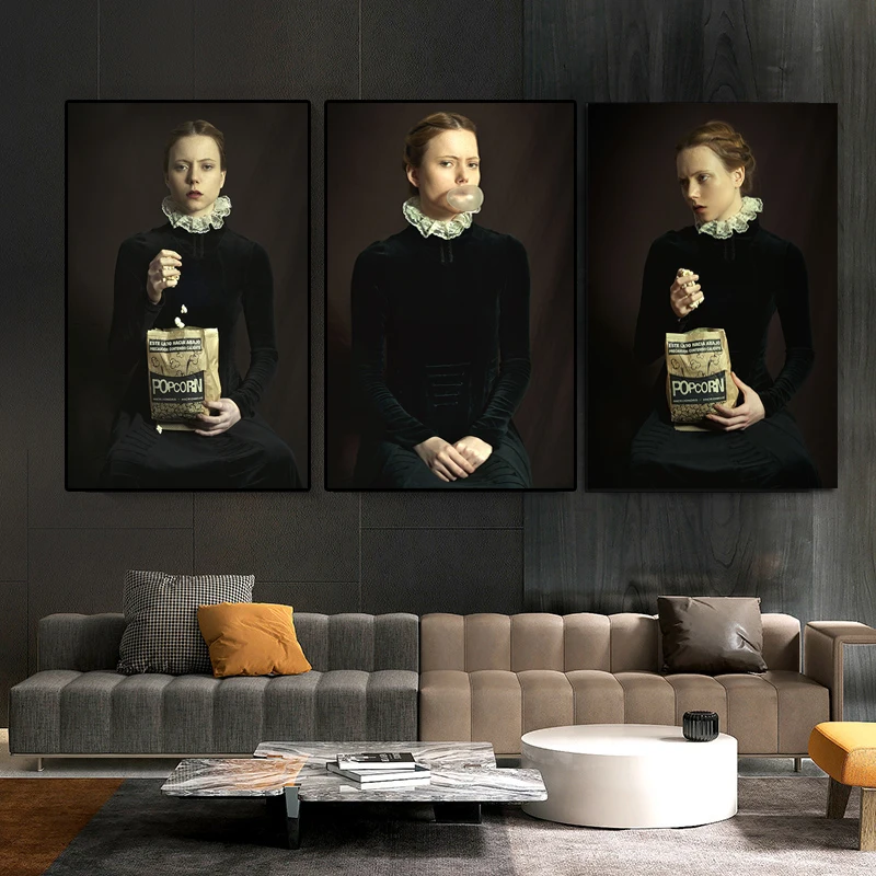 

Woman Canvas Paintings Home Wall Art Posters and Prints Wall Pictures for Living Room Home Wall Cuadros Decor No Frame