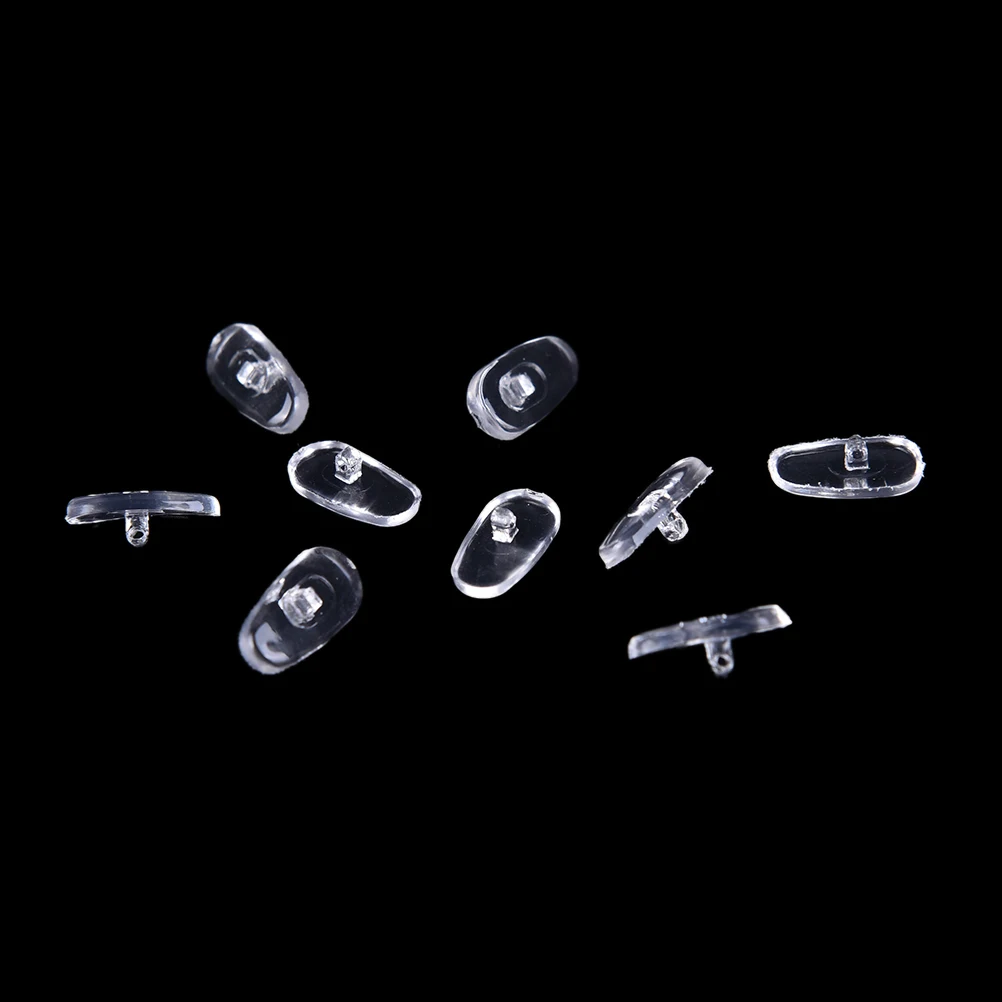 50 пар/компл. овальные силиконовые носоупоры для очков вставляемые кассеты