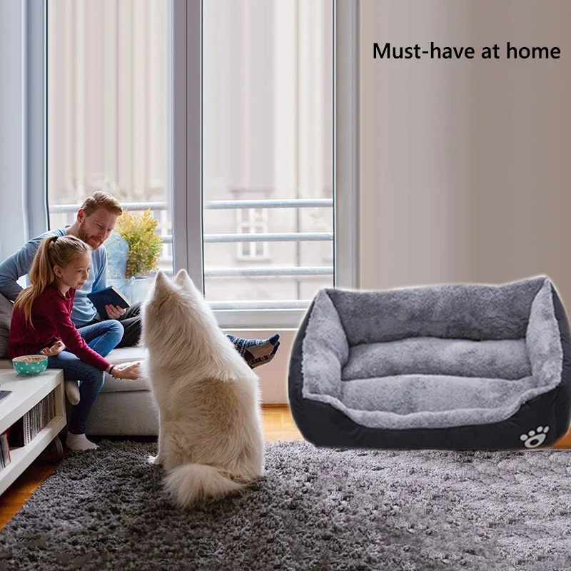 2020 детская мягкая большая кровать для собак кошка теплая уютная домик мягкое