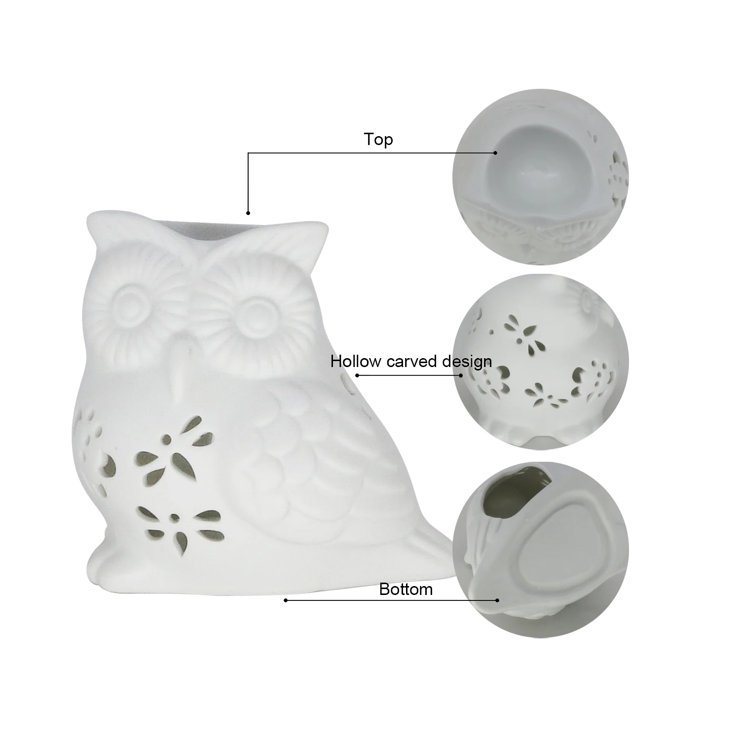 Белая подставка для ароматерапии ароматическое масло маленький ночник