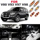 17 шт. Led Подсветка салона для Mitsubishi Pajero Shogun Pajero 4 V80 V93 V97 V98 2007 - 2016 2017 2018 2019 2020 с can-bus