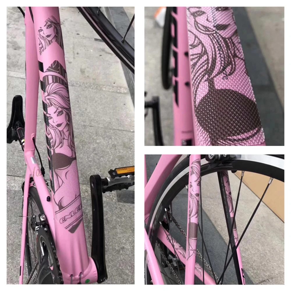 Устойчивая к царапинам Защитная 3D рамка для горного велосипеда лучшая клейкая