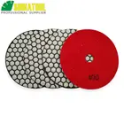 Diatool 4 шт. 125 мм #400 B сухого шлифования dics Диаметр 5 inch смолы облигаций алмазные гибкие полировки гранит мрамор керамическая