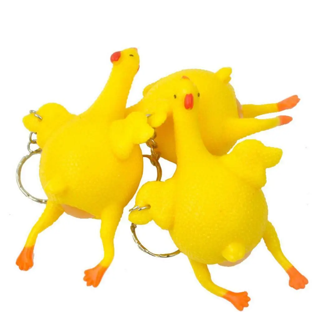 Новинка Забавные игрушки антистресс мягкими куриное яйцо укладки игрушка для