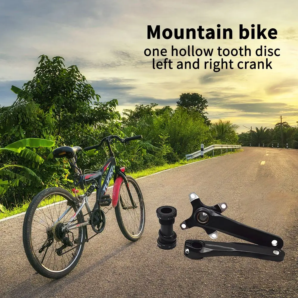 

1set BCD CNC Crank Arm Suitable Aluminum Alloy Bicycle Crank Set IXF 104 For MTB/Road Bicycle Bicycle Accessories Lightweight
