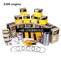 for caterpillar engine components cat3306 cylinder liner piston six matching overhaul package excavator parts