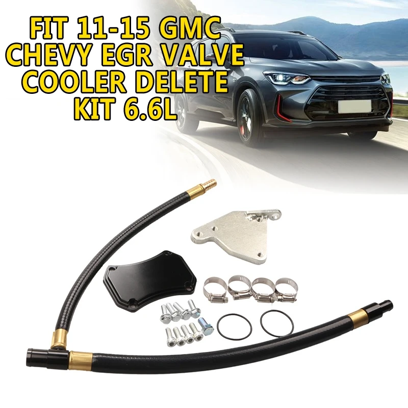 

Valve Cooler Delete Kit 6.6L Duramax LML Diesel Fits For Chevrolet 2011-2015 GMC Chevy EGR Cooling System Auto Replacement Parts