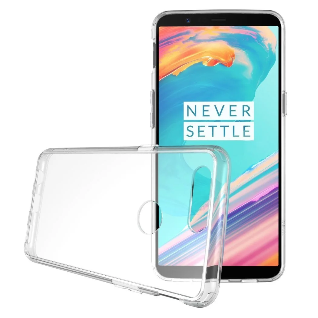 Оригинальная мягкаяtpu Накладка для OnePlus 5 / 5T чехол крышка тонкий силиконовый край