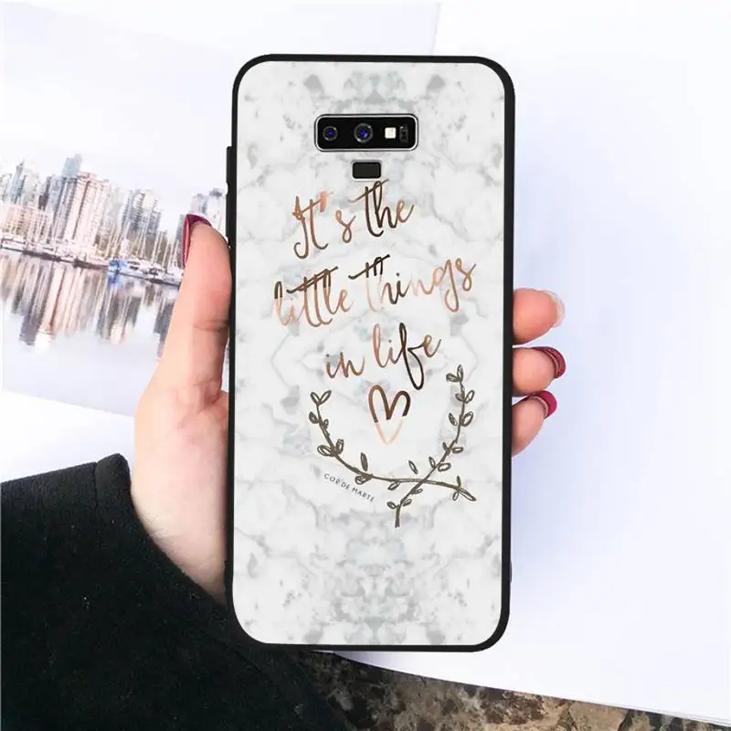 

Marble Letter Phone Case For Samsung S20 Ultra S7 edge S8 S9 S10 plus note9 10 20 A50 51 71