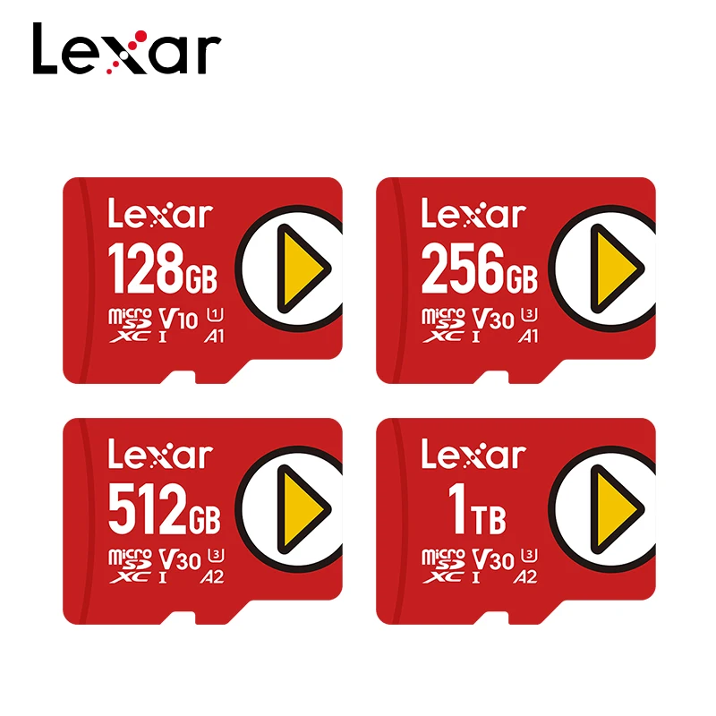 Карта памяти microSDXC USH I Lexar высокоскоростная карта Micro SD 1 ТБ 512 ГБ 256 128 ГБ|Карты