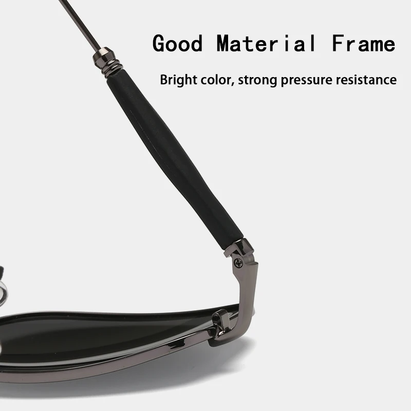 Мужские солнцезащитные очки KATELUO винтажные дизайнерские поляризационные с